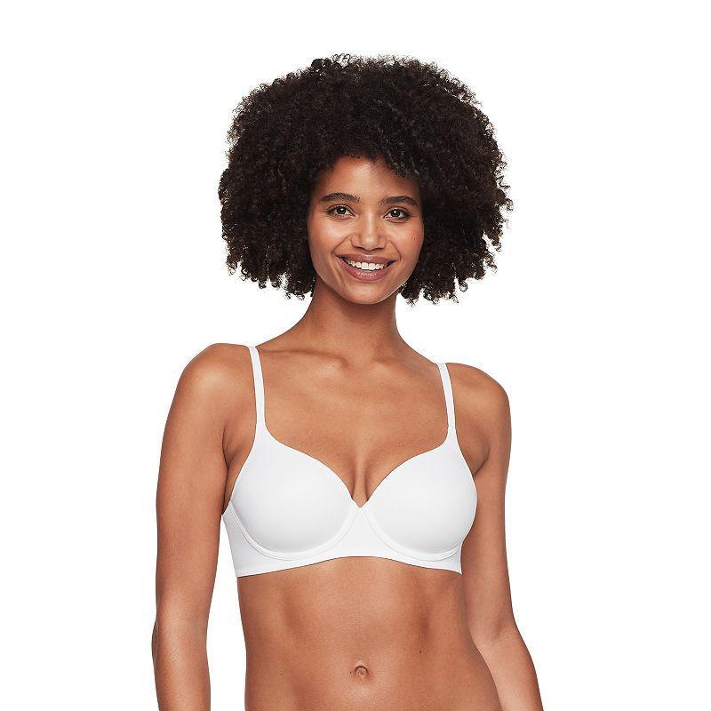 Warners No Side Effects Seamless Underarm-Smoothing Comfort Underwire Lightly Lined T-Shirt Bra RA3061A, Womens Purple Product Image