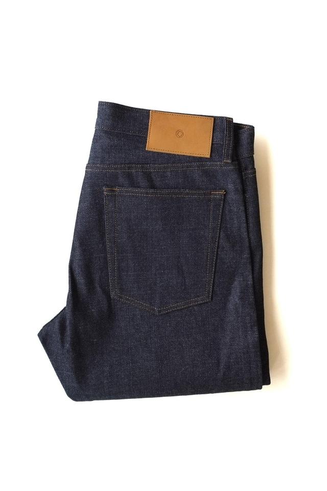 15oz Japanese Raw Denim | Slim Straight Selvedge Denim Product Image