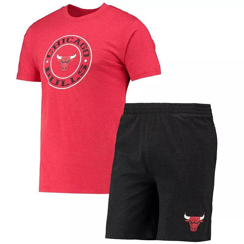 Mens Concepts Sport /Red Chicago Bulls T-Shirt & Shorts Sleep Set Product Image