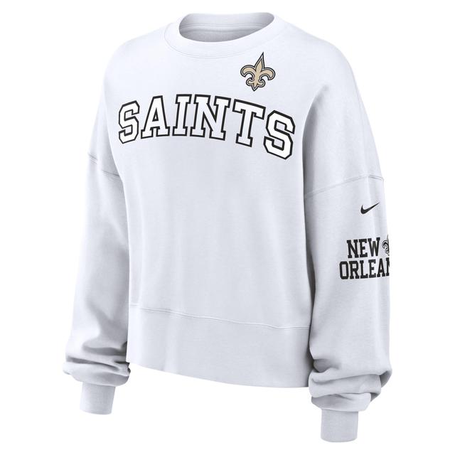 New Orleans Saints Women's Nike NFL Pullover Crew Product Image