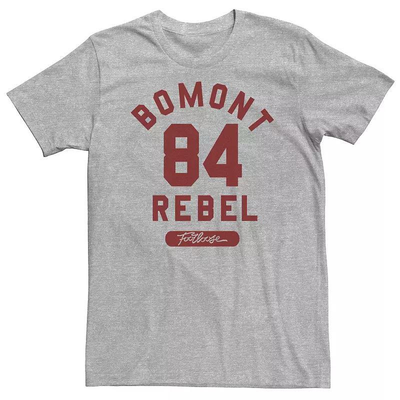 Big & Tall Footloose Bomont Rebel 84 Graphic Tee, Mens Athletic Grey Product Image