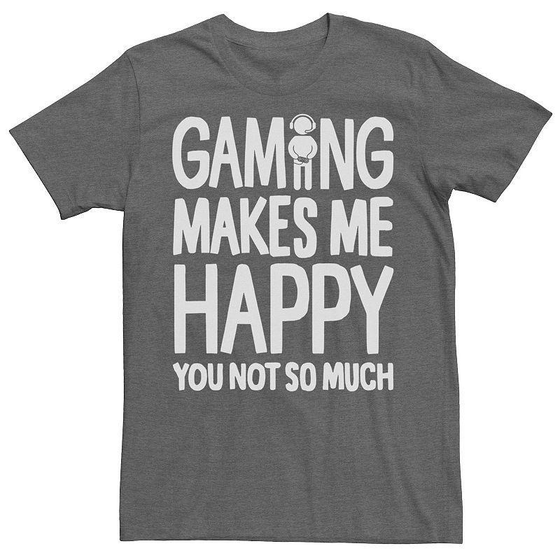 Mens Gaming Makes Me Happy You Not So Much Tee Product Image