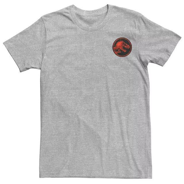 Mens Marvel Comics Deadpool Pocket Tee Athletic Grey Product Image