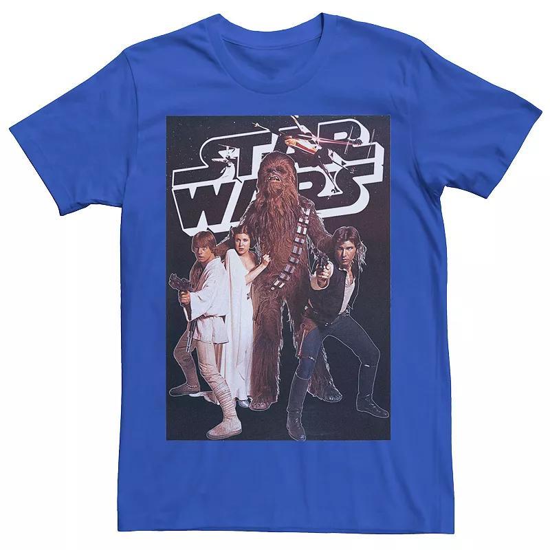 Mens Star Wars Vintage Group Poster Tee Product Image