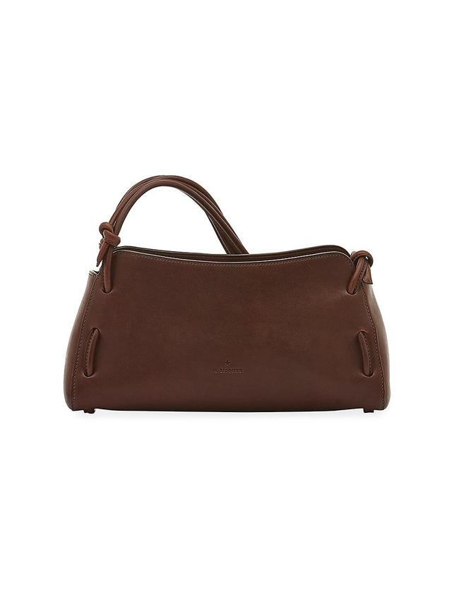 Womens Medium Snodo Leather Shoulder Bag Product Image