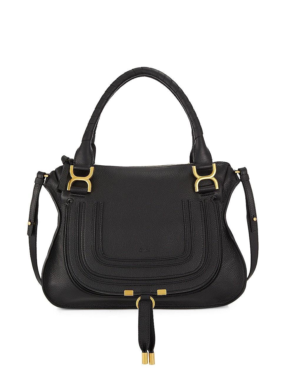 Chlo Medium Marcie Calfskin Leather Satchel Product Image