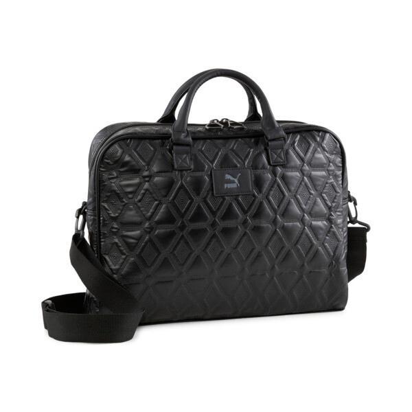 PUMA Classics Archive Women's Grip Bag in Black/Metallic Product Image