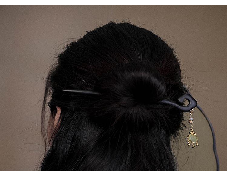 Longevity Lock Gemstone Wooden Hair Stick Product Image