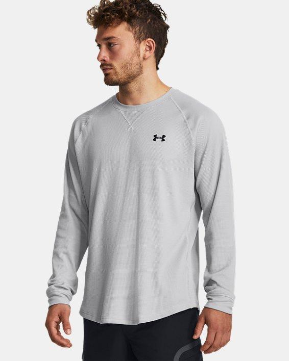 Men's UA Waffle Crew Long Sleeve Product Image