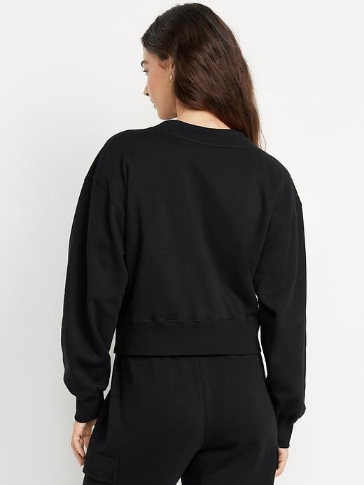 SoComfy Oversized V-Neck Sweatshirt Product Image