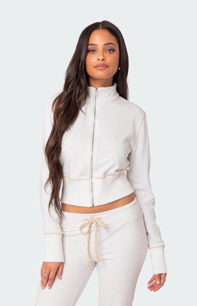 Edikted Women's Alexia Zip-Up Sweatshirt Product Image