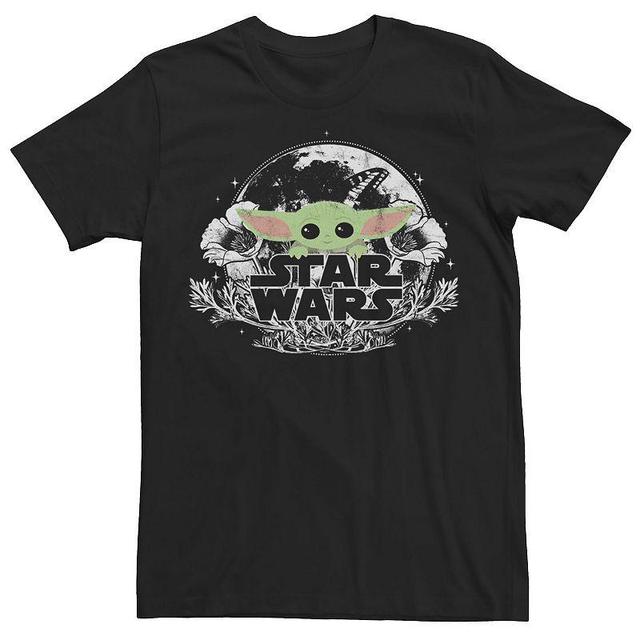 Mens Star Wars The Mandalorian The Child Floral Tee Product Image