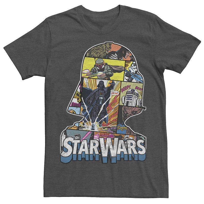 Mens Star Wars Darth Vader Has A Lot On His Mind Tee Red Grey Product Image