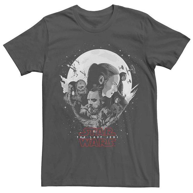 Mens Star Wars The Last Jedi Tonal Poster Tee Blue Product Image