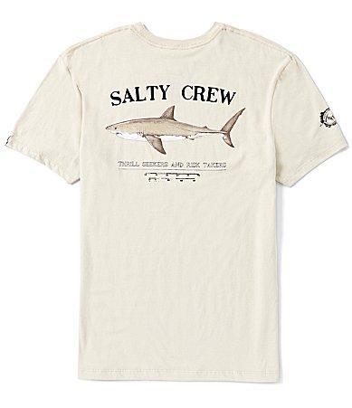 Salty Crew Bruce Short Sleeve Tee (Mackerel) Men's T Shirt Product Image