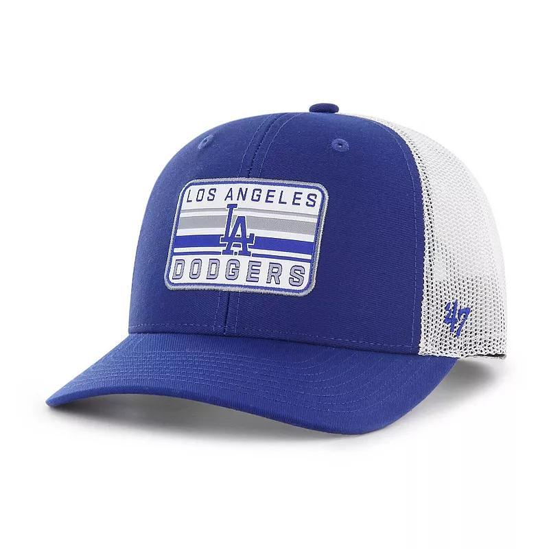 Men's '47 Royal Los Angeles Dodgers Drifter Trucker Adjustable Hat Product Image