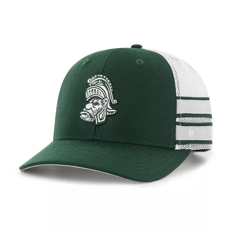 Mens 47 Michigan State Spartans Straight Eight Adjustable Trucker Hat Product Image