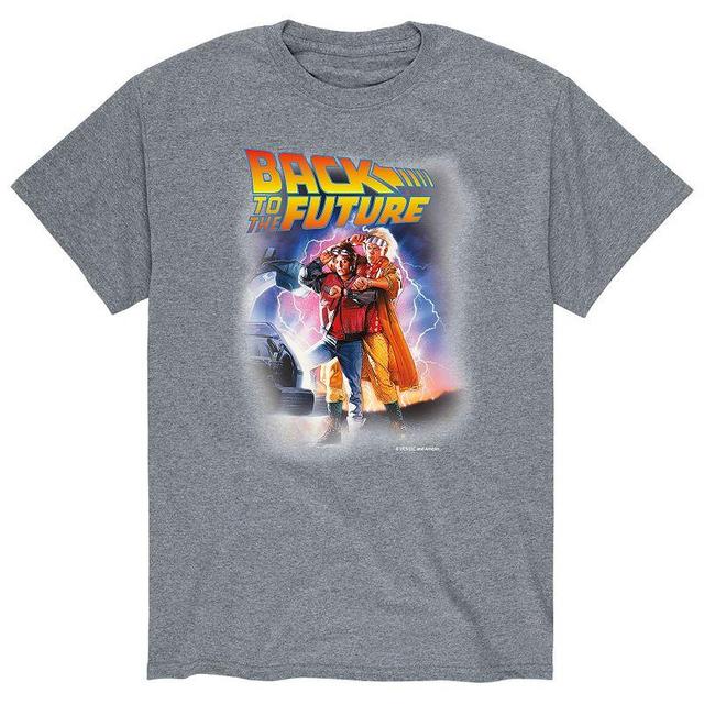 Big & Tall Back to the Future Marty And Doc Graphic Tee, Mens Blue Product Image