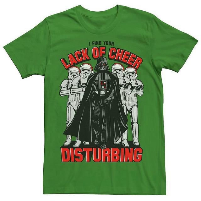 Mens Star Wars Darth Vader Lack Of Cheer Is Disturbing Tee Product Image