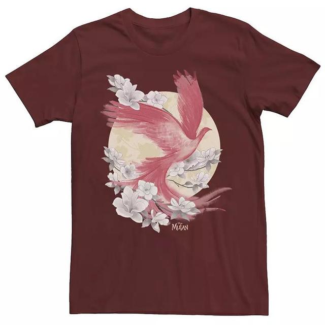 Mens Mulan Phoenix Floral Tee Red Product Image