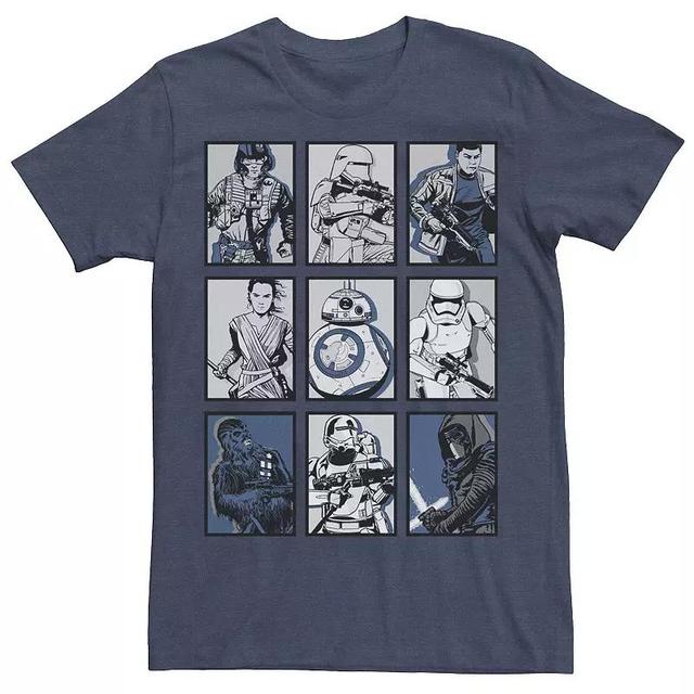 Mens Star Wars Force Awakens Pop Art Poster Graphic Tee Product Image