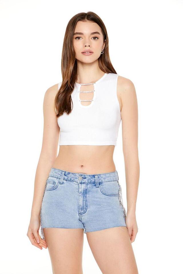 Chain Sweater-Knit Crop Top | Forever 21 Product Image