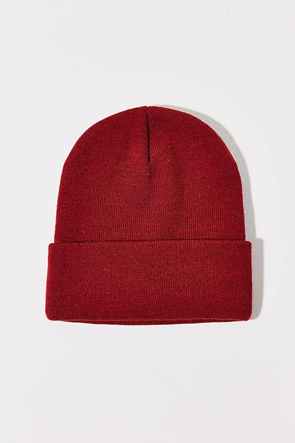 Urban Outfitters UO Jessie Essential Ribbed Beanie Womens at Urban Outfitters Product Image