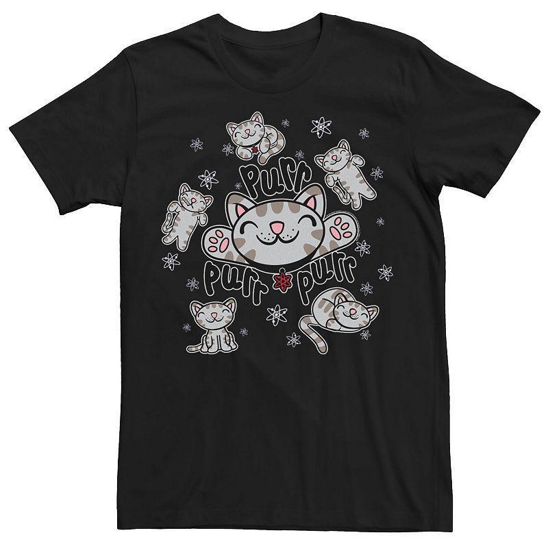 Mens The Big Bang Theory Soft Kitty Warm Kitty Tee Black Product Image