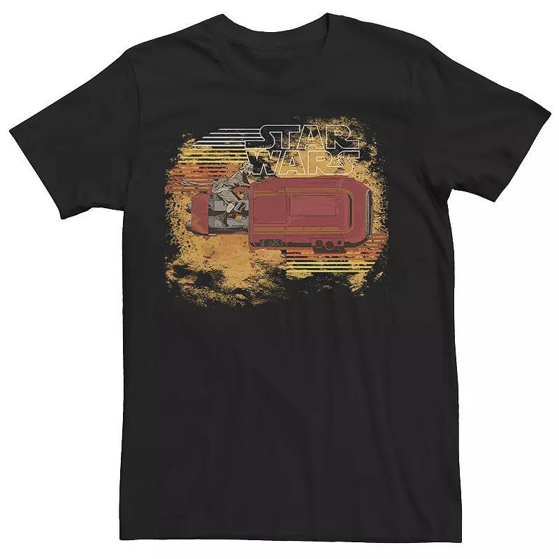 Mens Star Wars Rey Sandstorm Racer Tee Product Image