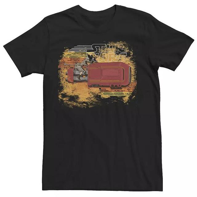 Mens Star Wars Rey Sandstorm Racer Tee Product Image