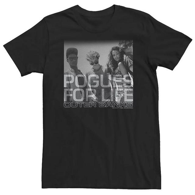 Big & Tall Netflix Outer Banks Pogues For Life Tee, Mens Product Image