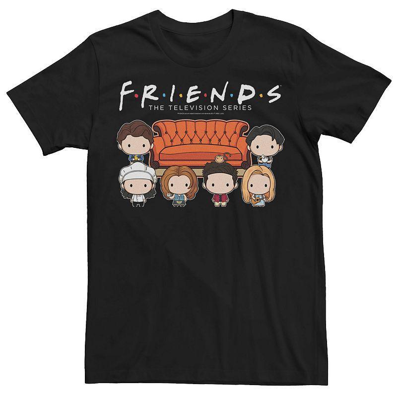 Mens Friends Group Chibi Art Tee Product Image