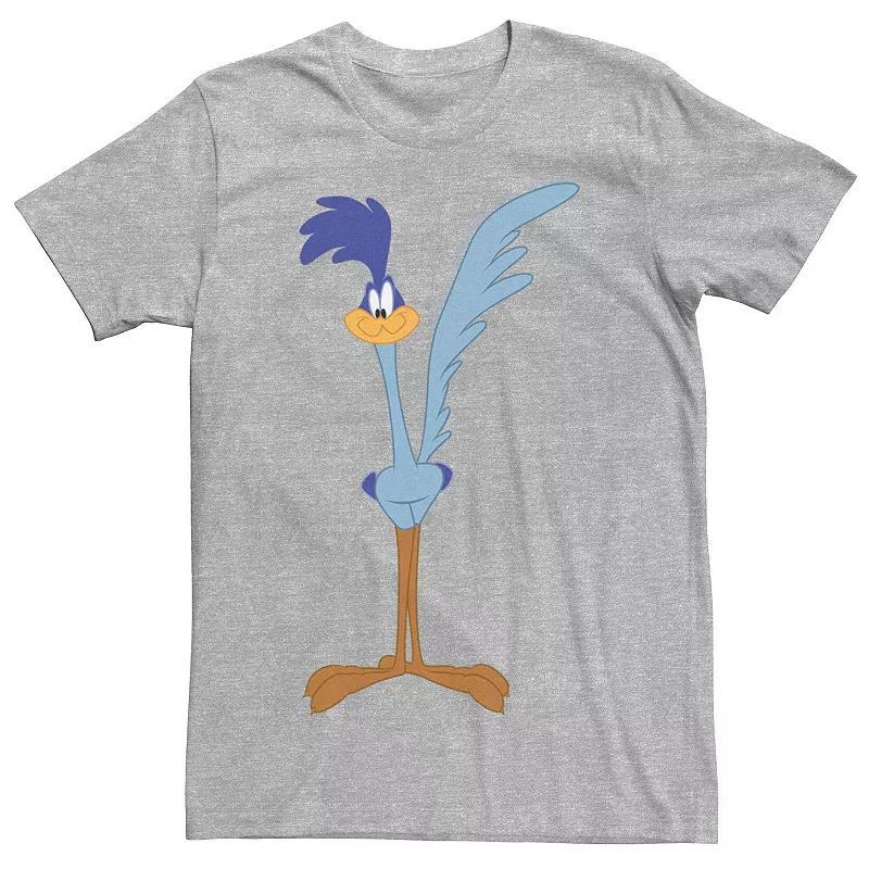 Mens Looney Tunes Road Runner Portrait Tee Athletic Grey Product Image