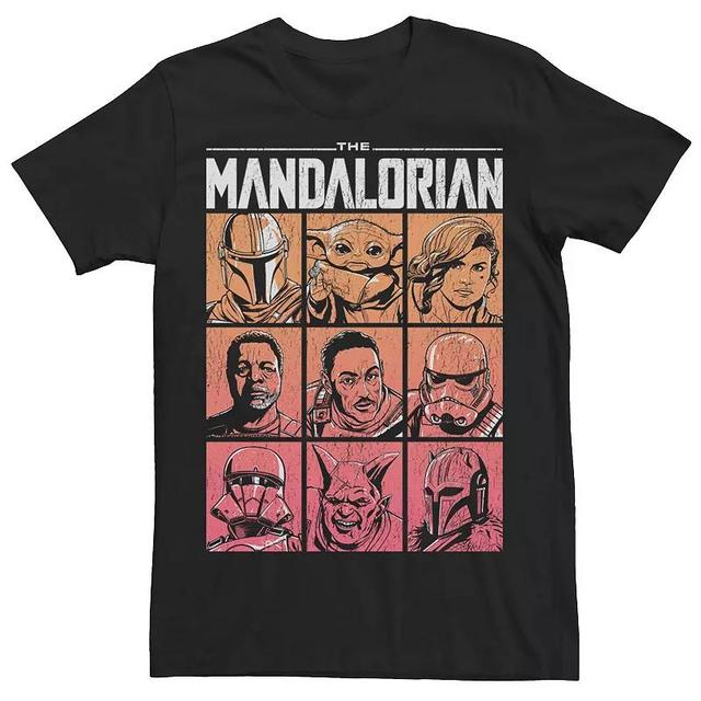 Mens Star Wars The Mandalorian All Star Cast Tee Product Image