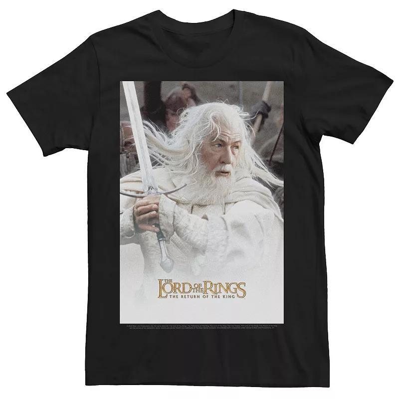 Mens Lord Of The Rings Gandalf Poster Poster Tee Product Image