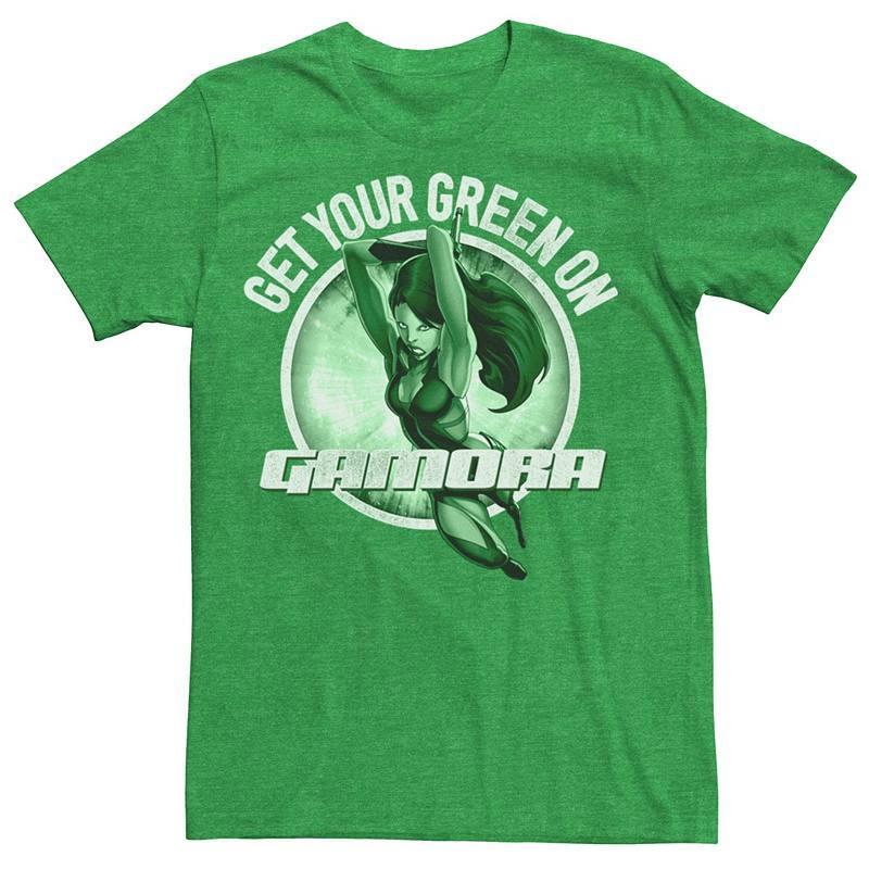 Mens Guardian of the Galaxy Gamora Tee Kelly Grey Product Image