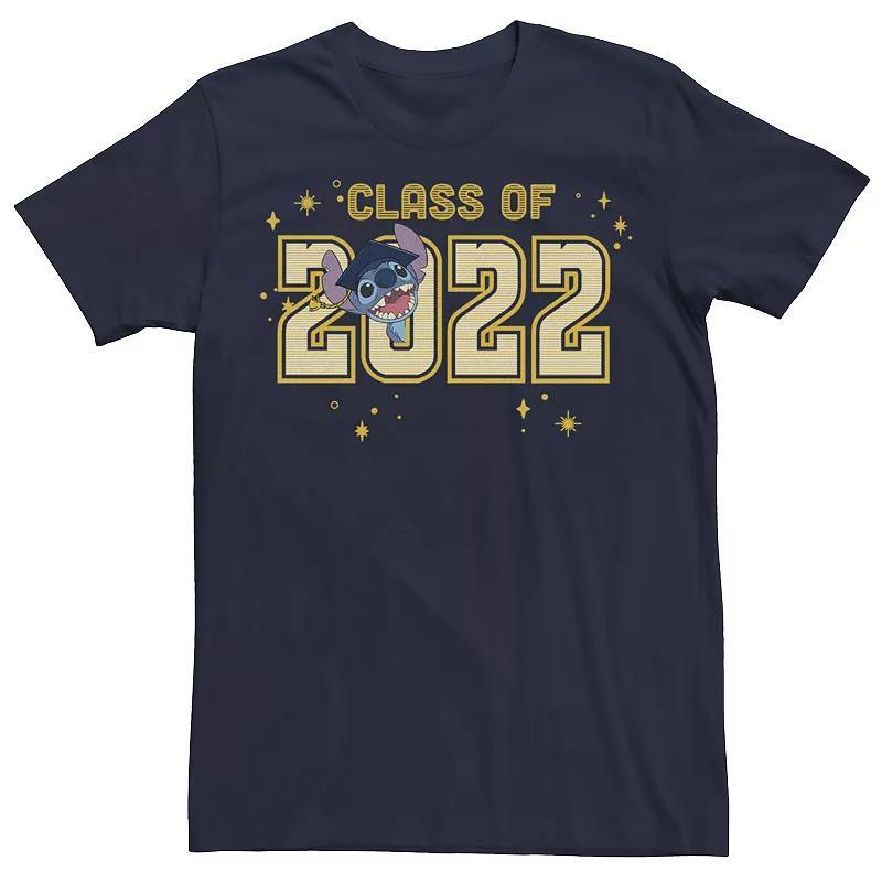 Disneys Lilo and Stitch Class Of 2022 Mens Tee Blue Product Image