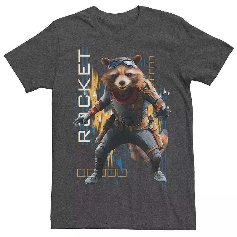 Mens Marvel Avengers Endgame Rocket Motion Tee Grey Heather Product Image