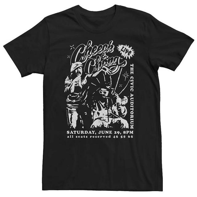 Big & Tall Cheech and Chong Live Concert Of Cheech Chong Tee, Mens Product Image