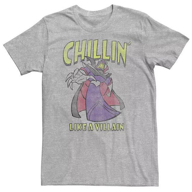 Big & Tall Disney / Pixar Toy Story Zurg Chillin Villain Tee, Mens Athletic Grey Product Image