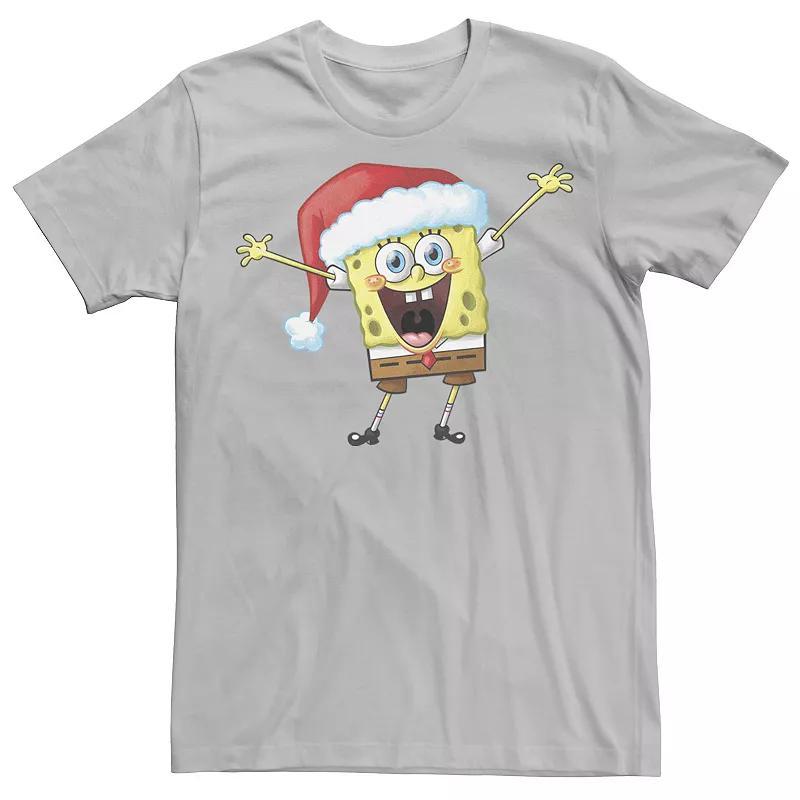 Mens SpongeBob SquarePants One Happy Sponge Holiday Tee Product Image