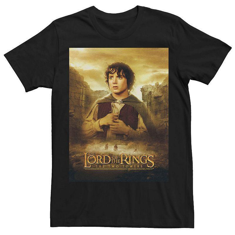 Mens Lord Of The Rings Frodo Movie Poster Photo Real Tee Product Image