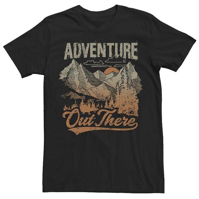 Mens Adventure Out There Gradient Mountain Range Tee, Boys Product Image