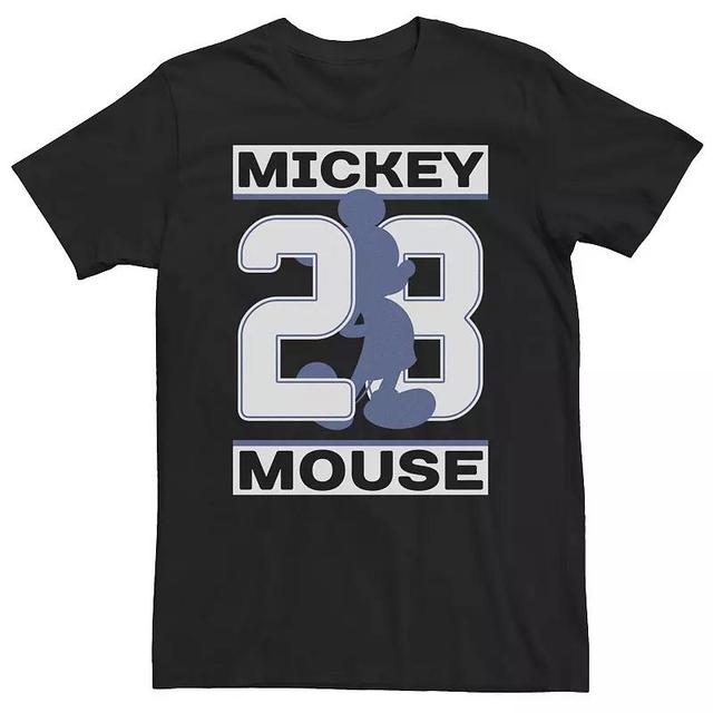 Big & Tall Disney Mickey Mouse #28 Mickey Silhouette Tee, Mens Product Image