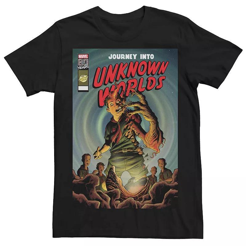 Mens Marvel Comics Retro MODOK Polaroid Graphic Tee Black Product Image