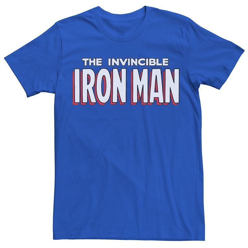 Mens Marvel Invincible Iron Man Short Sleeve Graphic Tee Product Image