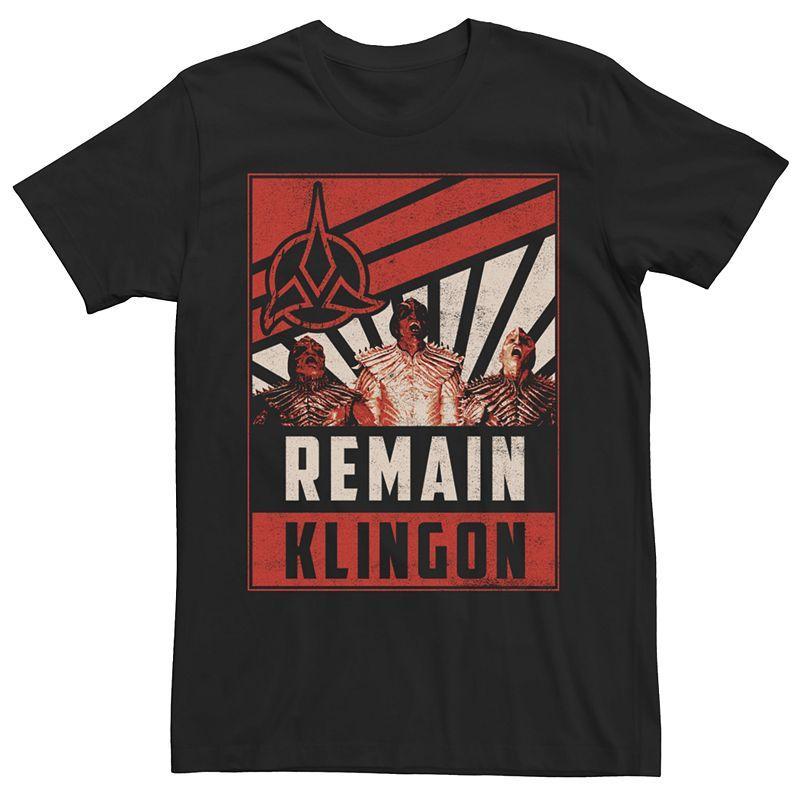 Mens Star Trek Discovery Remain Klingon Graphic Tee Product Image