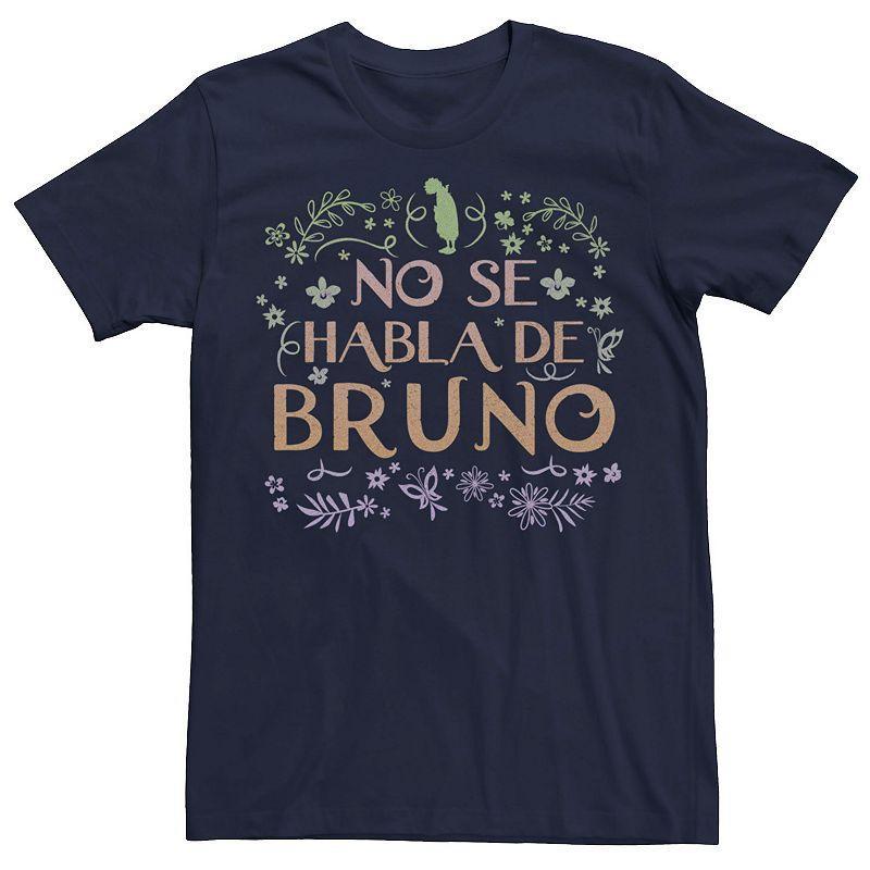 Disneys Encanto No Se Habla De Bruno Madrigal Flowers Mens Tee Blue Product Image