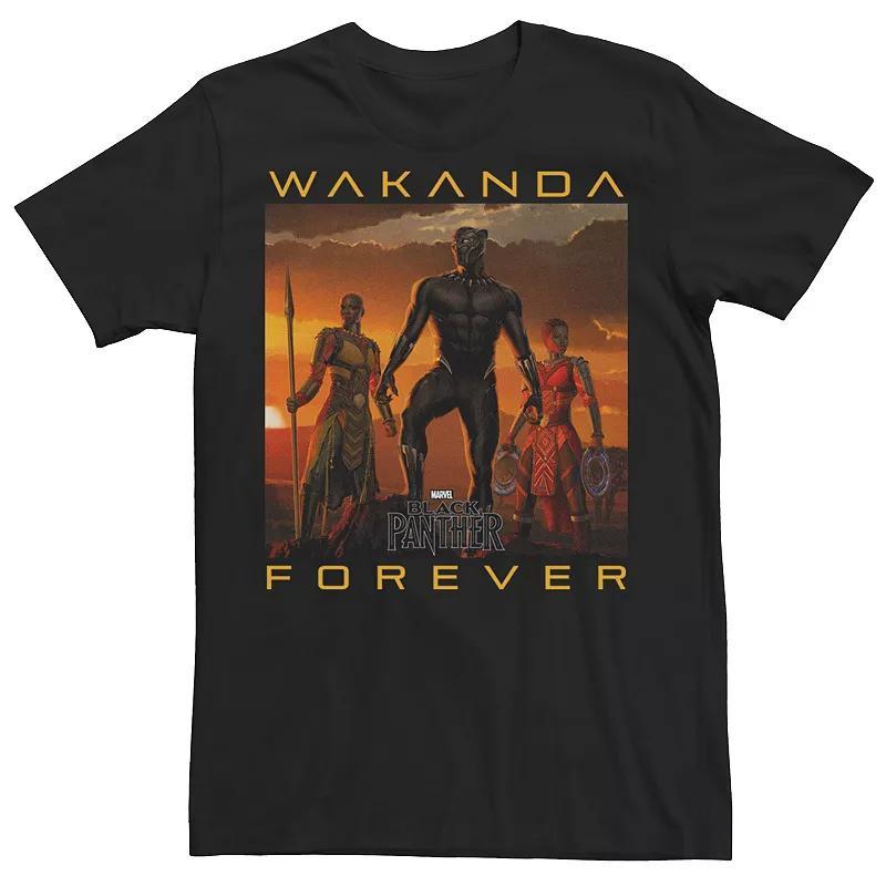 Mens Panther Movie Wakanda Forever Tee Product Image