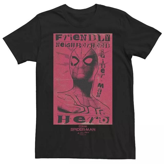 Mens Marvel Spider-Man No Way Home Friendly Hero Poster Tee, Boys Product Image